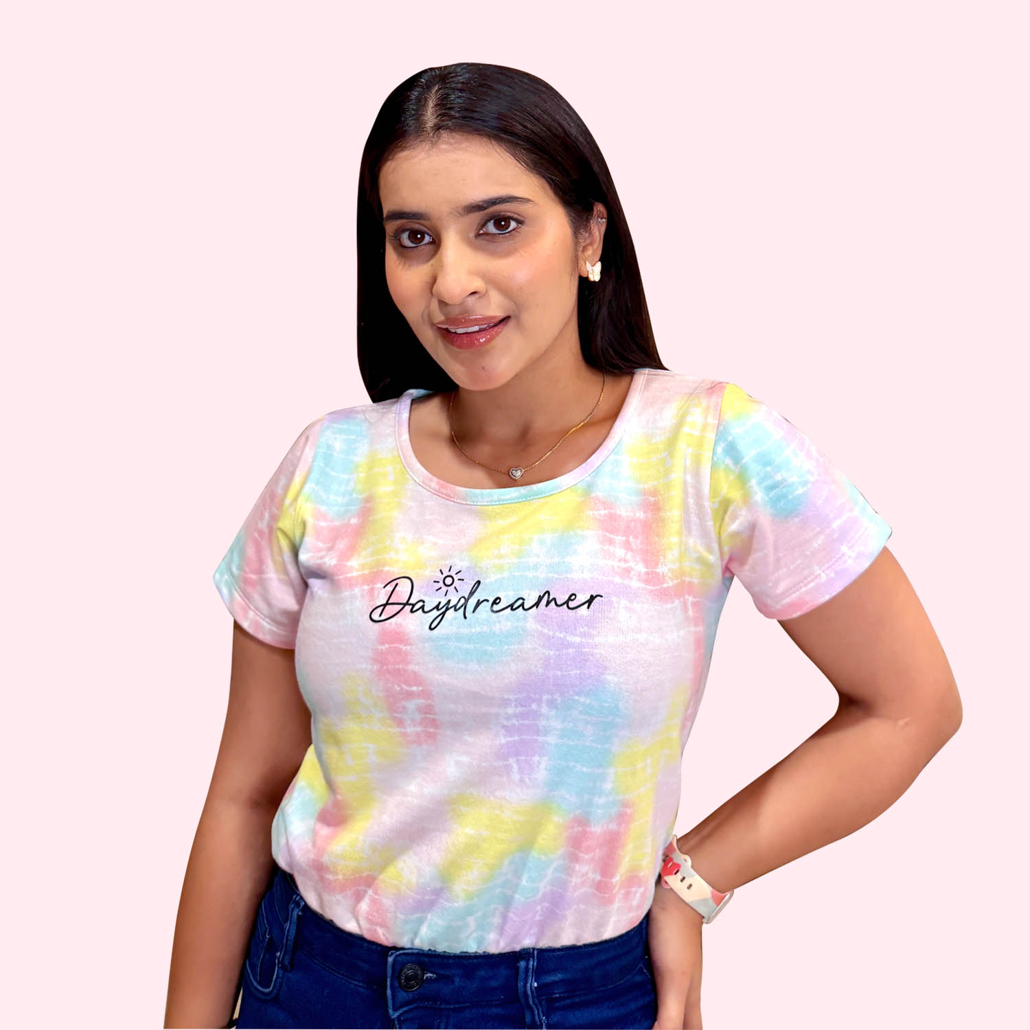 Daydreamer Bottom Elastic Crop Top