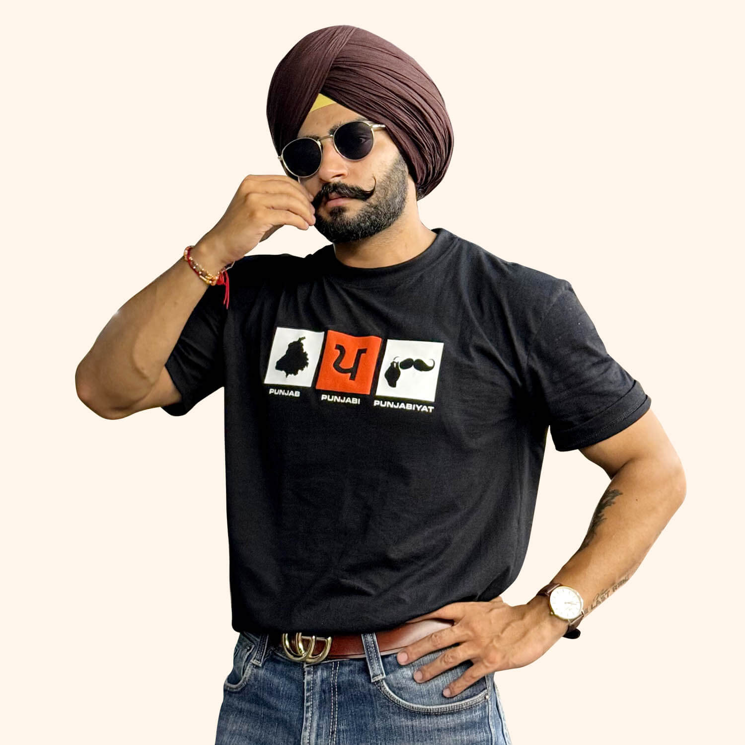 Punjabiyat T-Shirt Puff